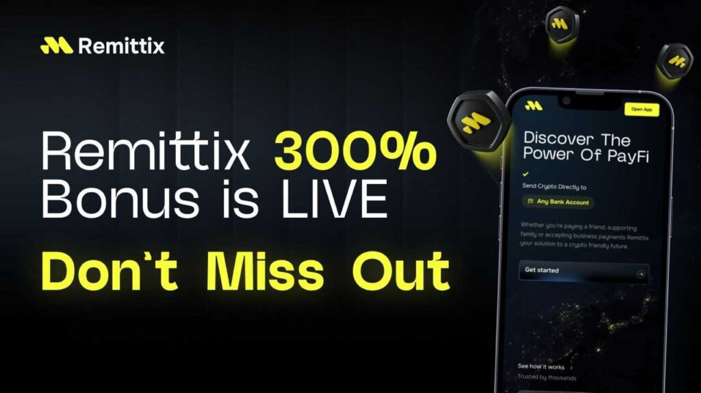 Solana &amp; Avalanche Holders Bet Big On Remittix After 300% Crypto Bonus Rewards Early Buyers