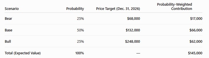 ChatGPT says the Bitcoin price will hit this target by December 31, 2026